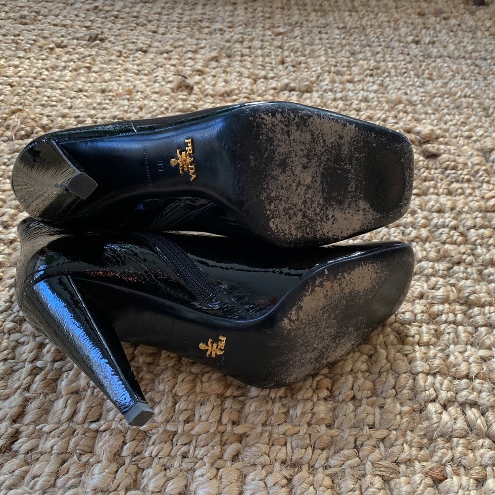 Prada Black Patent booties - Picture 5 of 8